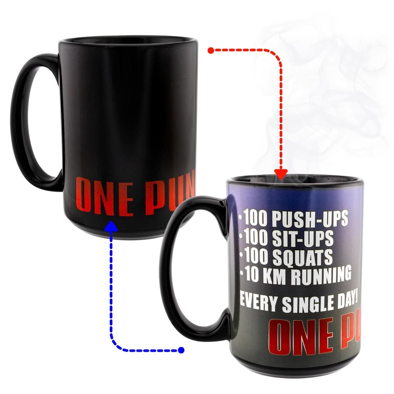 JUST FUNKY One Punch Man Heat Changing 16oz Ceramic Coffee Mug - Image 2